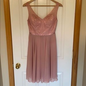 NWT chiffon bridesmaid dress -Size 4